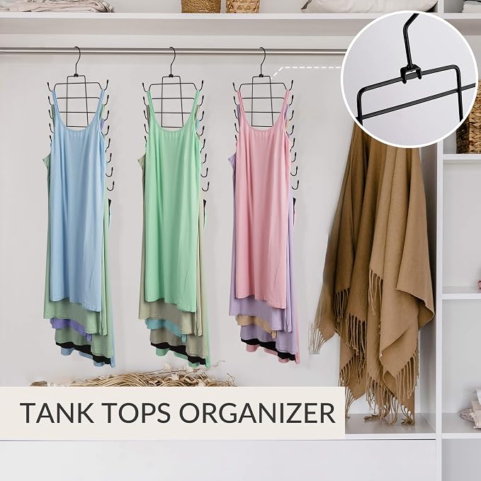 ZEDODIER Tank Top Hanger Space Saving, Bra Hangers - Image 4