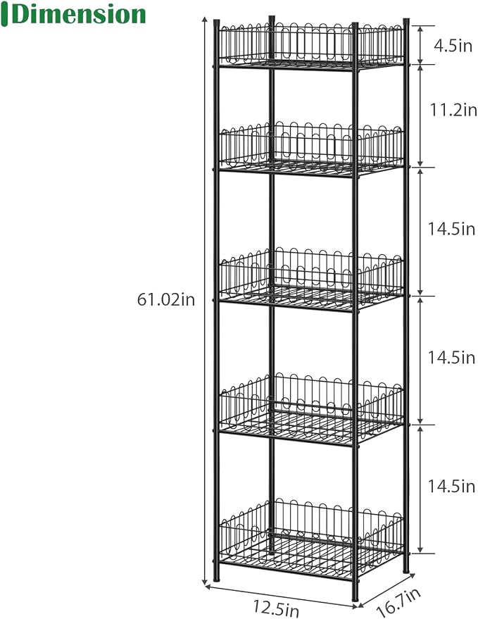 OYEAL Soda Can Organizer for Pantry 5 Tier Water Bottle Organizer Holder for - Image 2