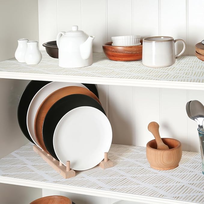 Drawer and Shelf Liner for Kitchen Cabinets, Non-Adhesive Strong Grip Thickened - Image 4
