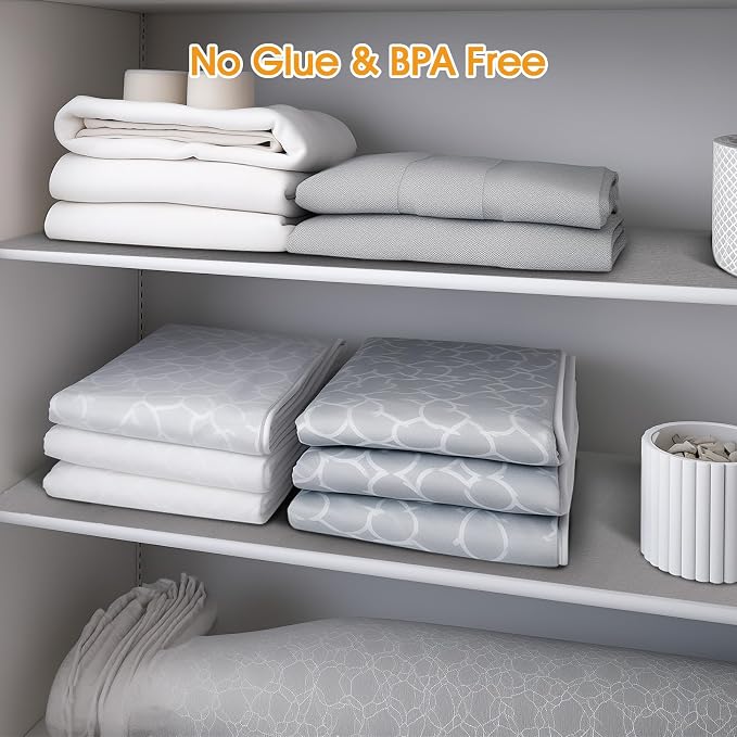 Shelf and Drawer Liner for Kitchen Cabinets Non-Adhesive, Strong Grip Non-Slip - Image 6