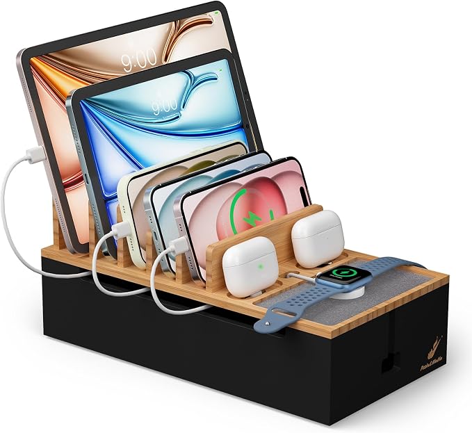 Pezin & Hulin Cord Organizer Box, Surge Protector Organizer, Device Charger by Pezin+%26+Hulin