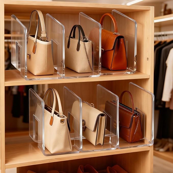 LUGUNU Clear Acrylic Purse Organizer - Image 2