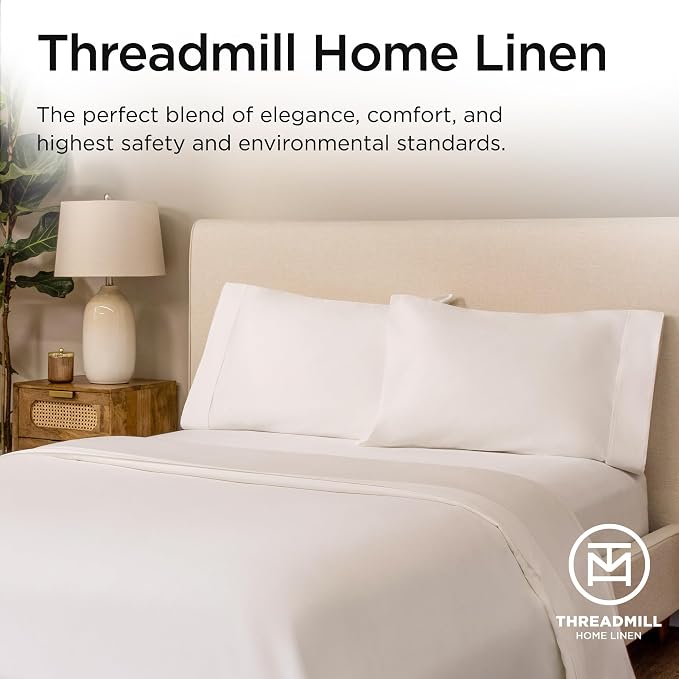Threadmill Twin XL Sheet Sets | 656 Thread Count Supima Cotton Sheets - Image 8
