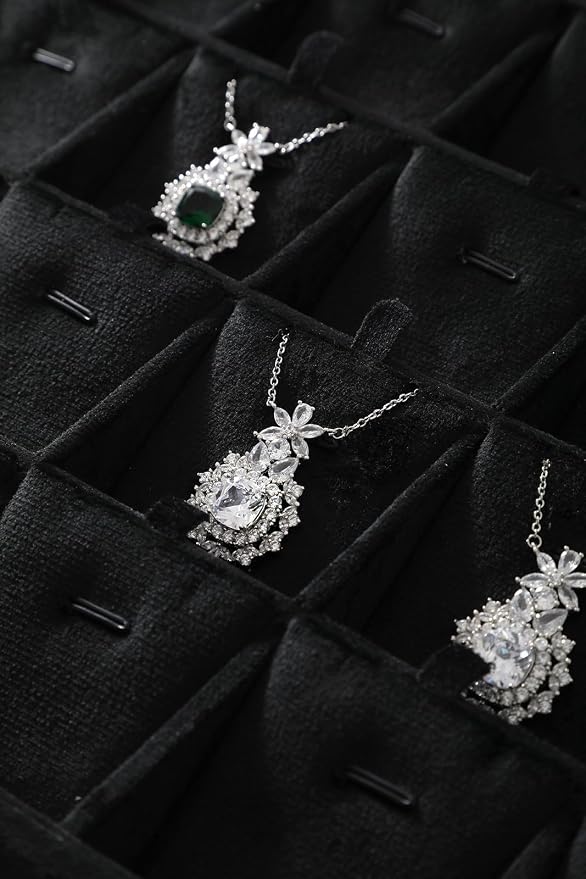 Stackable Jewelry Trays, Velvet Earring Box, Premium Necklace Box, Luxury - Image 5