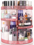 360 Degree Rotating Makeup Organizer, Extra Large Capacity Perfume Holder by HEMTROY