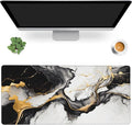 Gaming Mouse Mat Luxury Gold Abstract Fluid Art Large Mouse Pad Extended Mouse by MIOAOSRT