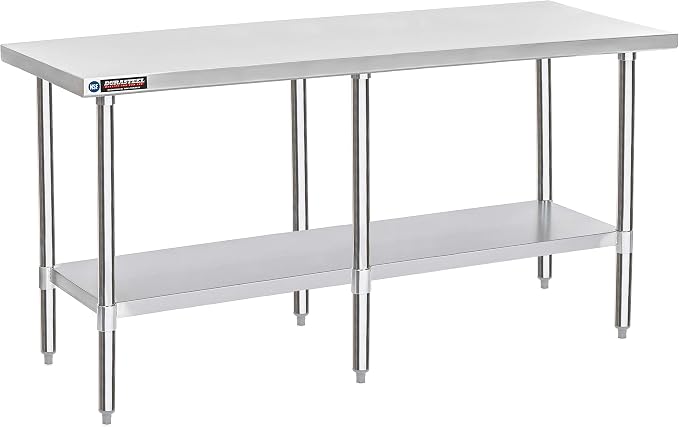 DuraSteel 24x84 Stainless Steel Work Table by DuraSteel