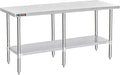 DuraSteel 24x84 Stainless Steel Work Table by DuraSteel