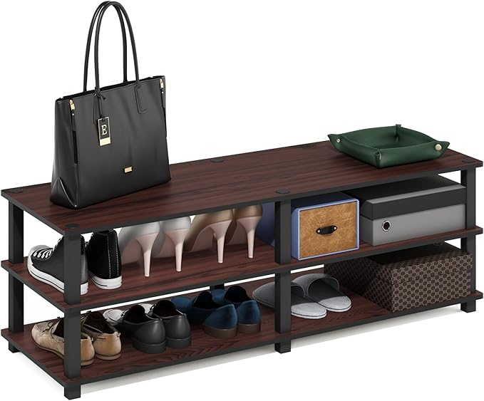 Furinno TURN-S-TUBE Shoe Rack, 3-Tier Shoe Organizer, Shoe Storage Rack by Furinno-FitsYourSpaceFitsYourBudget