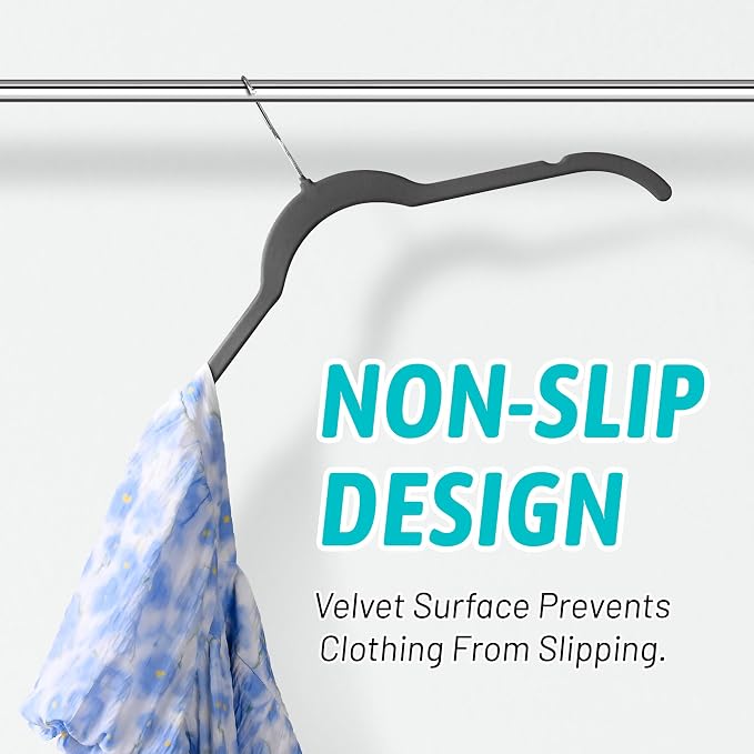 Premium Velvet Hangers 50 Pack - Image 4