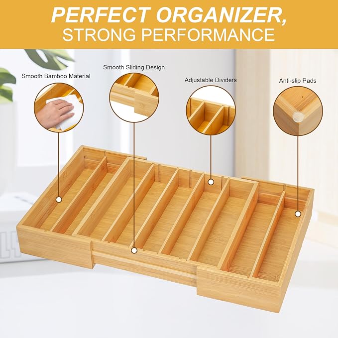 MinBoo Bamboo K Cup Holder for Drawer or Countertop Coffee Pod Holder - Image 7
