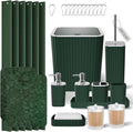 Bathroom Set- 25PC Green Bathroom Sets, Bathroom Set by BetterbathroomwithXLHOME