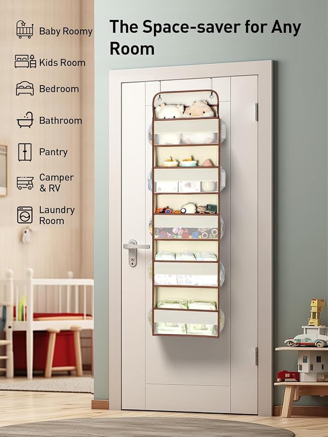 Yecaye 1 Pc 5 Tier Over the Door Organizer - Image 8