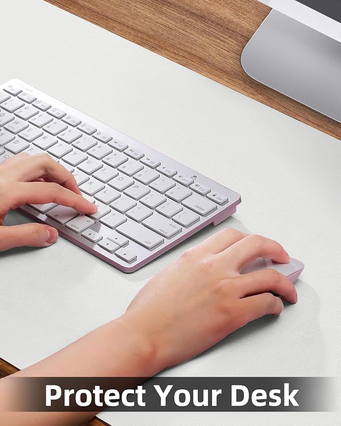 Extra Large Desk pad, Leather Desk Pad Protector, Office Desk Mat, Mouse Pad - Image 3