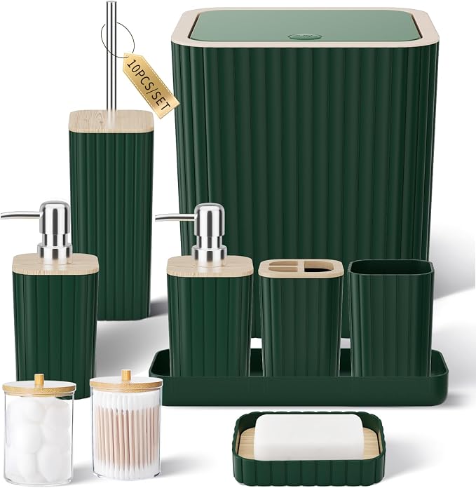 Bathroom Set - Elegant Green Bathroom Set, Bathroom Sets by BetterbathroomwithXLHOME