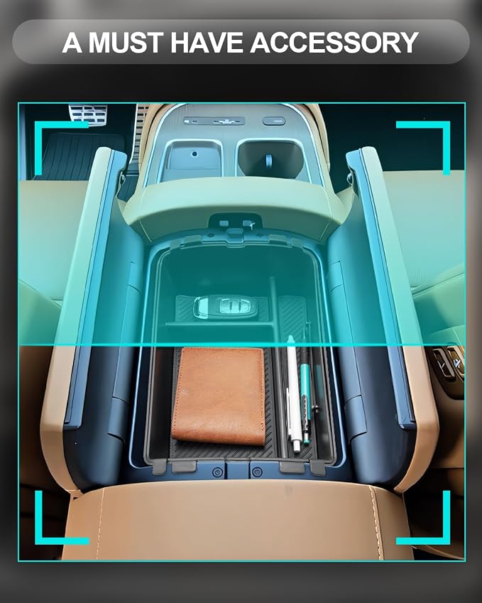 CDEFG 2Pcs for 2026 Hyundai Palisade Center Console Organizer for 2026 Hyundai - Image 6