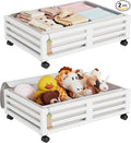 Wisuce Bamboo Under Bed Storage Containers- Underbed Organizer by Wisuce