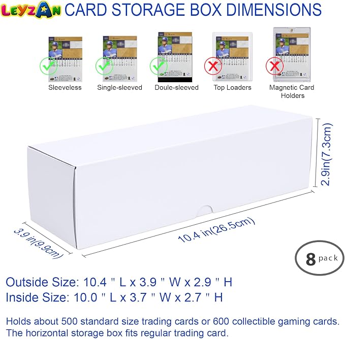 Trading-Card Storage Box, 10.4 INCH Horizontal - Image 4