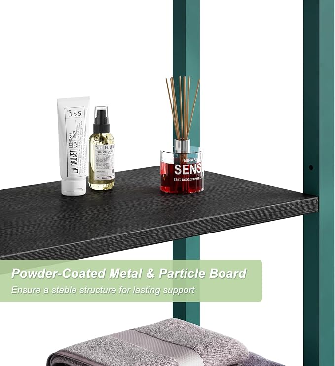Over-The-Toilet Storage Rack, 4-Tier Bathroom Organizer Shelf Over Toilet - Image 8