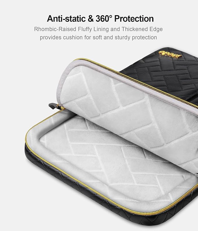 Lacdo 360° Protective 15-15.6 Inch Laptop Sleeve Case - Image 6