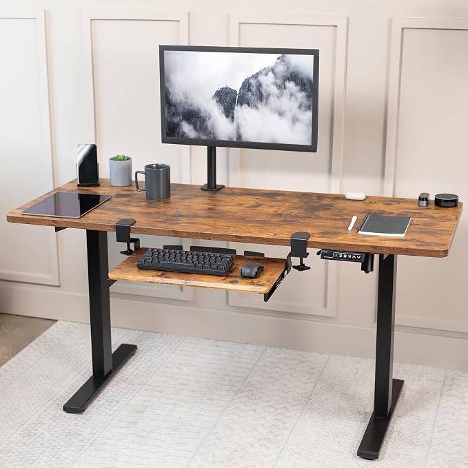 VIVO Small Keyboard Tray, Under Desk Pull Out - Image 9