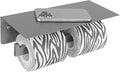 APLusee Gunmetal Gray Double Toilet Paper Holder by APLusee