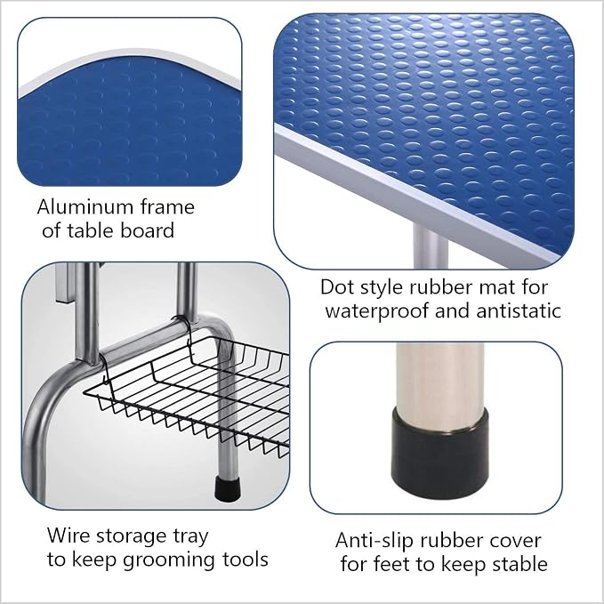 36" Dog Grooming Table Foldable Pet Grooming Tables - Image 3