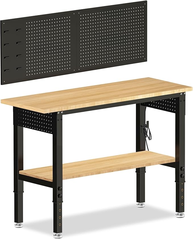 Adjustable Height Work Bench 48×24 Workbench - Image 7