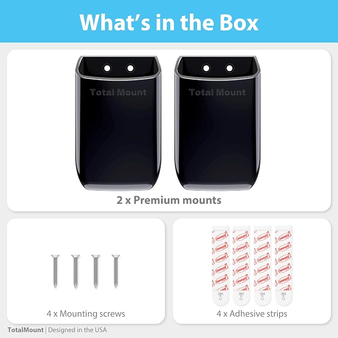 TotalMount Hole-Free Remote Holders – Eliminate Need to Drill Holes in Your Wall - Image 9