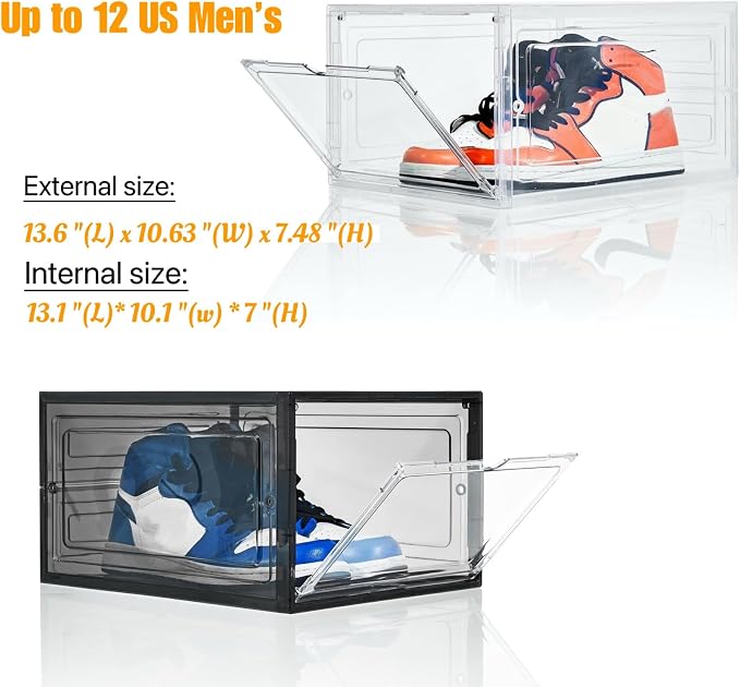 Attelite X-Large Clear Plastic Shoe Boxes - Image 6