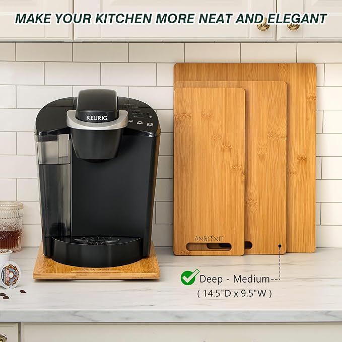 Bamboo Appliance Slider, Sliding Tray - Image 4