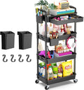 Goovilla 4 Tier Rolling Utility Cart Organizer by Goovilla
