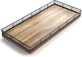 Acacia Bathroom Toilet Tank Tray, Vanity Tray by Focusonit