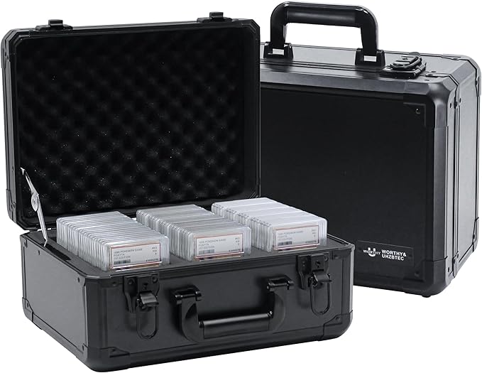 Graded Card Storage Box; Durable Sports, PSA Card Storage Case- Trading Card by UHZBTEC