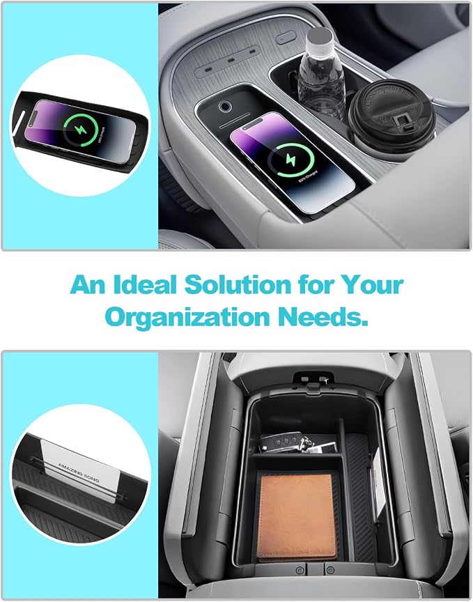 CDEFG 3Pcs for 2026 Hyundai Palisade Center Console Organizer for 2026 Hyundai - Image 4