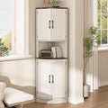 Tall Corner Cabinet, 64.7" Corner Storage Cabinet by HOKYHOKY