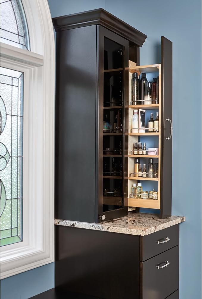 Rev-A-Shelf Kitchen Cabinet Pullout Wall Filler Wooden Organizer Slide Out - Image 8