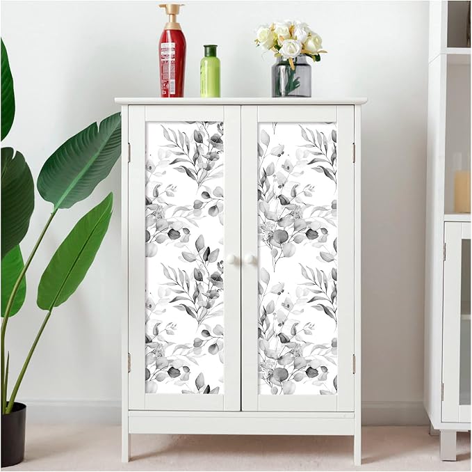 HAOKHOME Floral Shelf Liner and Cabinet Liner, Self-Adhesive Drawer Liners - Image 3