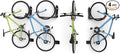 WALMANN BIKEPAL No Lifting Wall Mount Swivel Bike Rack, Wall Bike Hangers by WALMANN