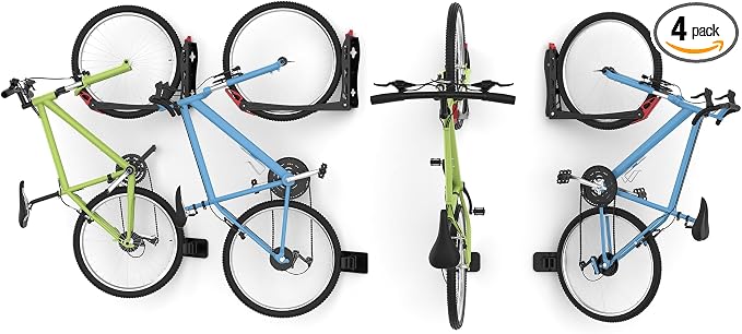 WALMANN BIKEPAL No Lifting Wall Mount Swivel Bike Rack, Wall Bike Hangers by WALMANN