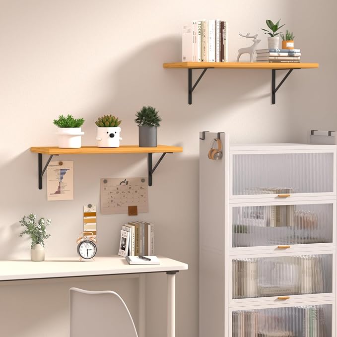 32 Pack L14 x H 10" Black Heavy Duty Shelf Brackets - Image 6