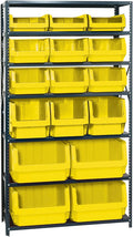 Quantum Storage Systems MSU-16-MIXYL Solid Heavy Duty 7 Shelves 16 MAGNUM by QuantumStorageSystems