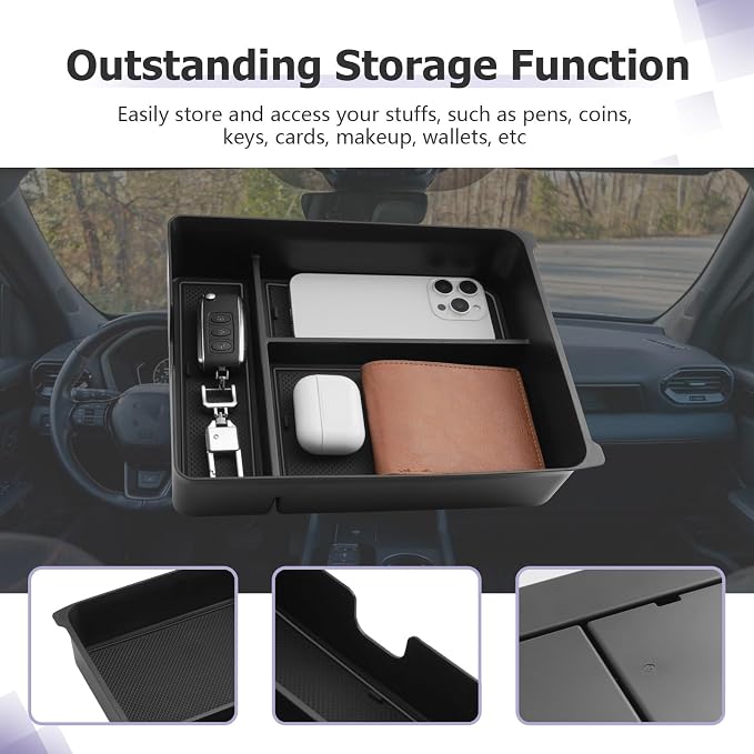 LUWU 2026 Passport Center Console Organizer Compatible - Image 3