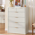 LEYAOYAO Fluted 6 Drawers Dresser by LEYAOYAO-Findtheshiningpointofyourideallife%EF%BC%81