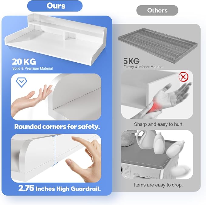 2-Tier Washer and Dryer Countertop - Image 4