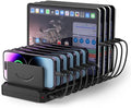 Charging Station for Multiple Devices, Cinlinso 60W 10 Port USB Fast Charging by Cinlinso