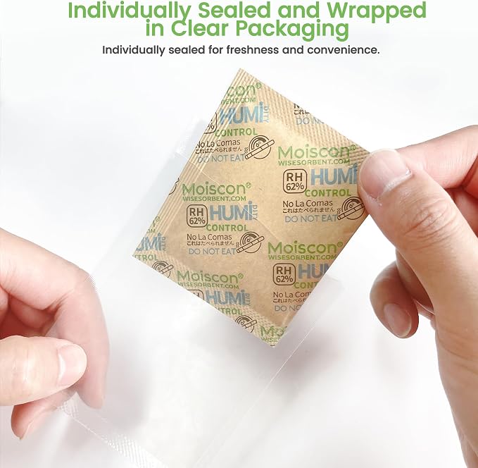 62% Size 8 Two-Way Humidity Control Packs, 75 Pack 8 Gram - Image 4