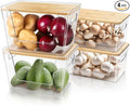 Pantry Organizers and Storage, Stackable Plastic Pantry Organizer by LEAWALK