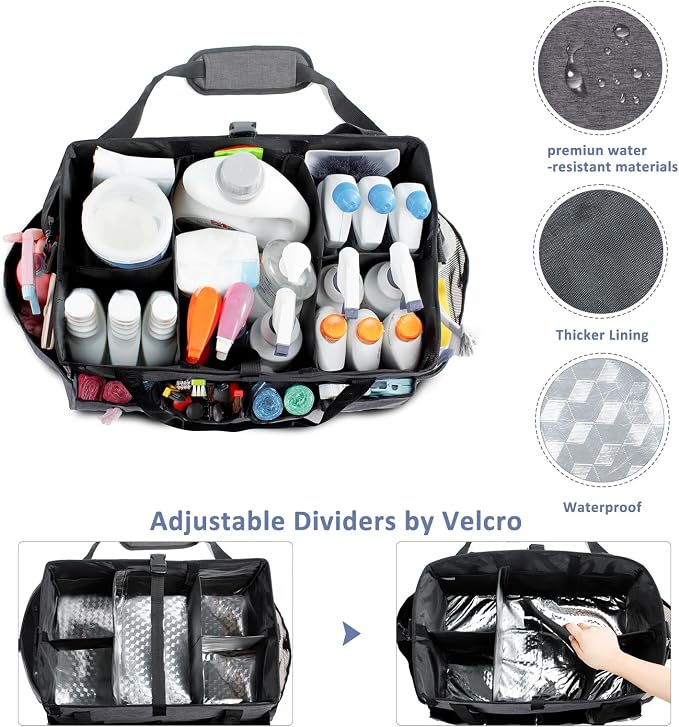 XL Professional Cleaning Caddy for Cleaning Suppliers, Cleaning Organizer - Image 2
