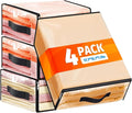 SpaceWhisper 4 Pack Clear Storage Bags, Plastic Blanket Storage Bags by Unknown